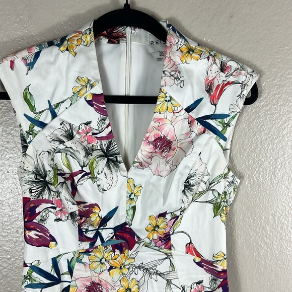 Reiss Floral Shift Onie Sugar Printed Dress - Picture 4 of 9